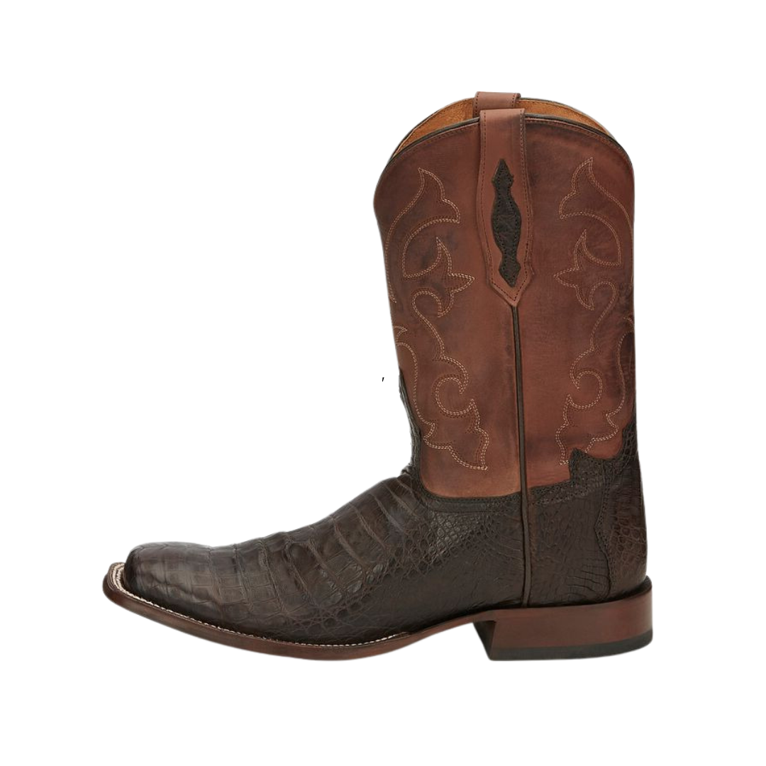Tony Lama Men's Canyon Caiman Brown Boots