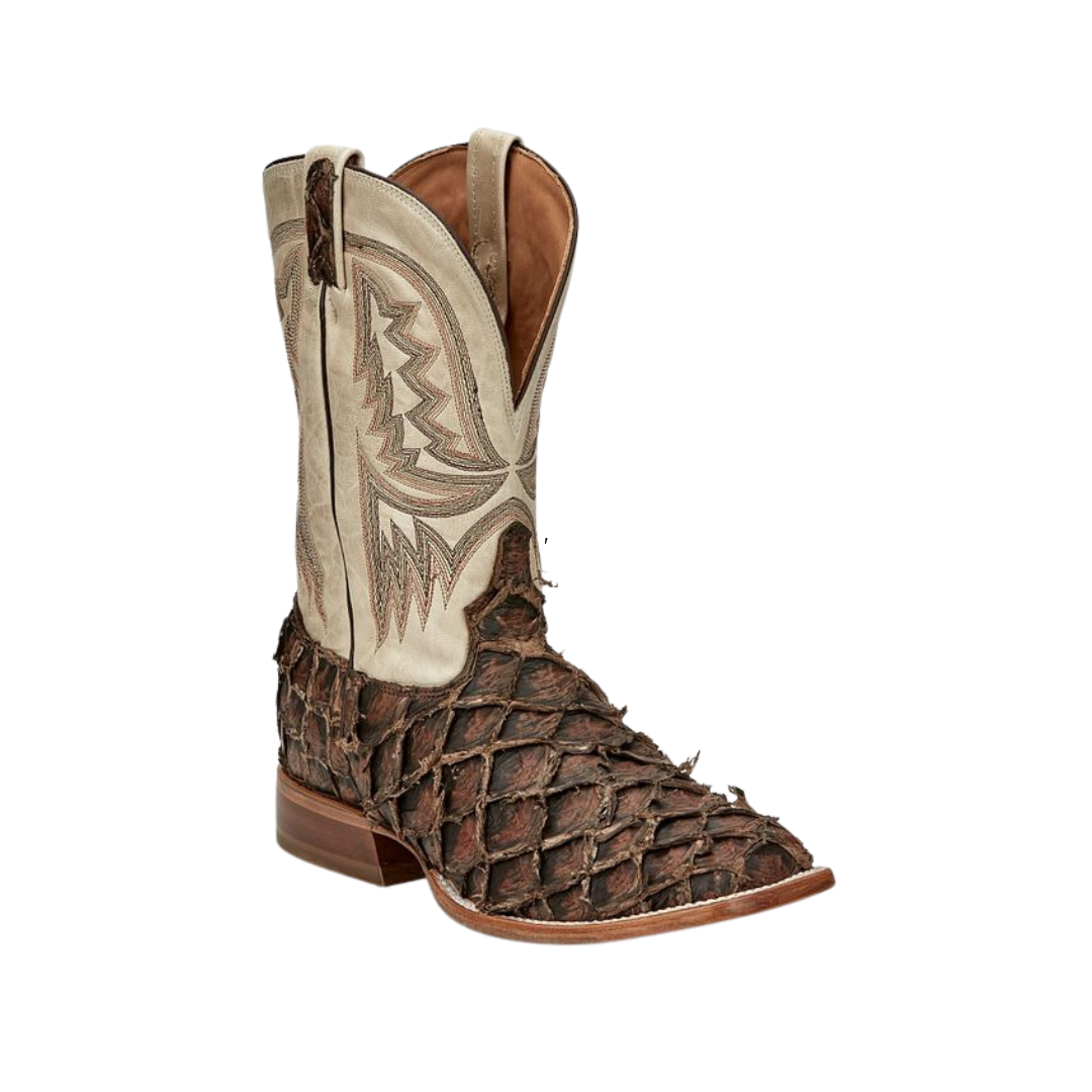 Tony Lama Men's Hatfield Pirarucu Brown Boots
