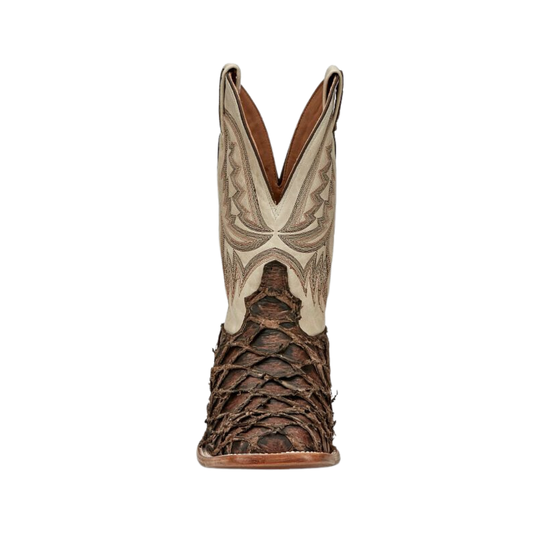 Tony Lama Men's Hatfield Pirarucu Brown Boots
