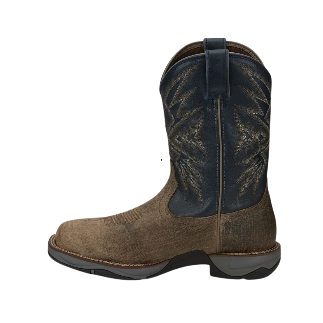 Tony Lama Men's Bartlett Stone Work Brown Boots