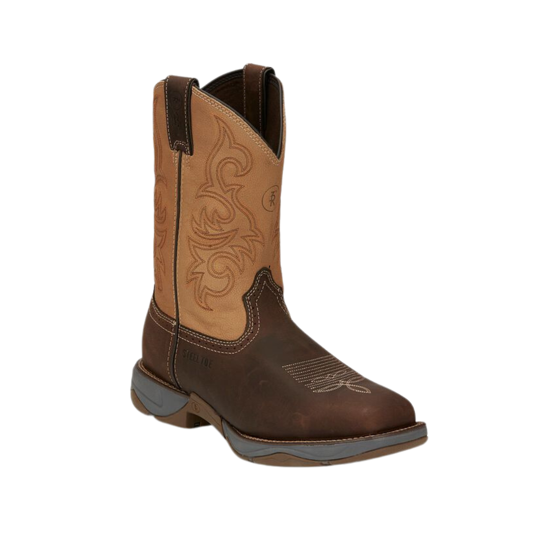 Tony Lamas Men's Junction Steel Toe Work Dusty Brown Boots