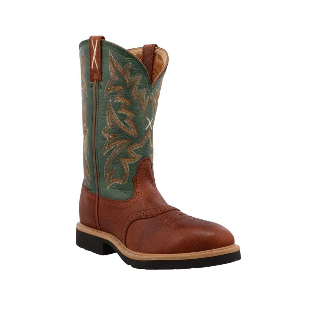 Twisted X Men's Steel Toe Western Work Brown Boots