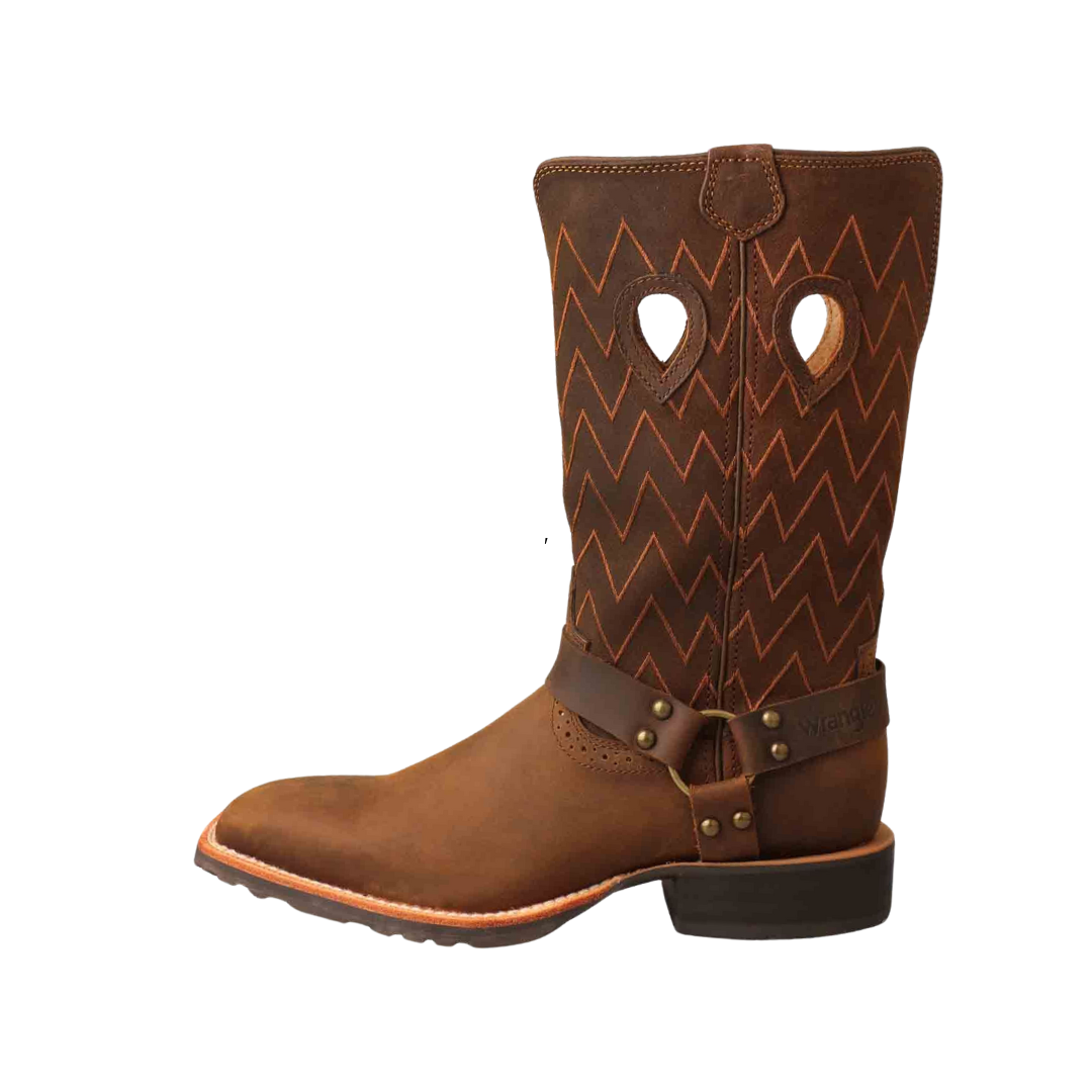 Wrangler Women's Harness Cowboy Brown Boots