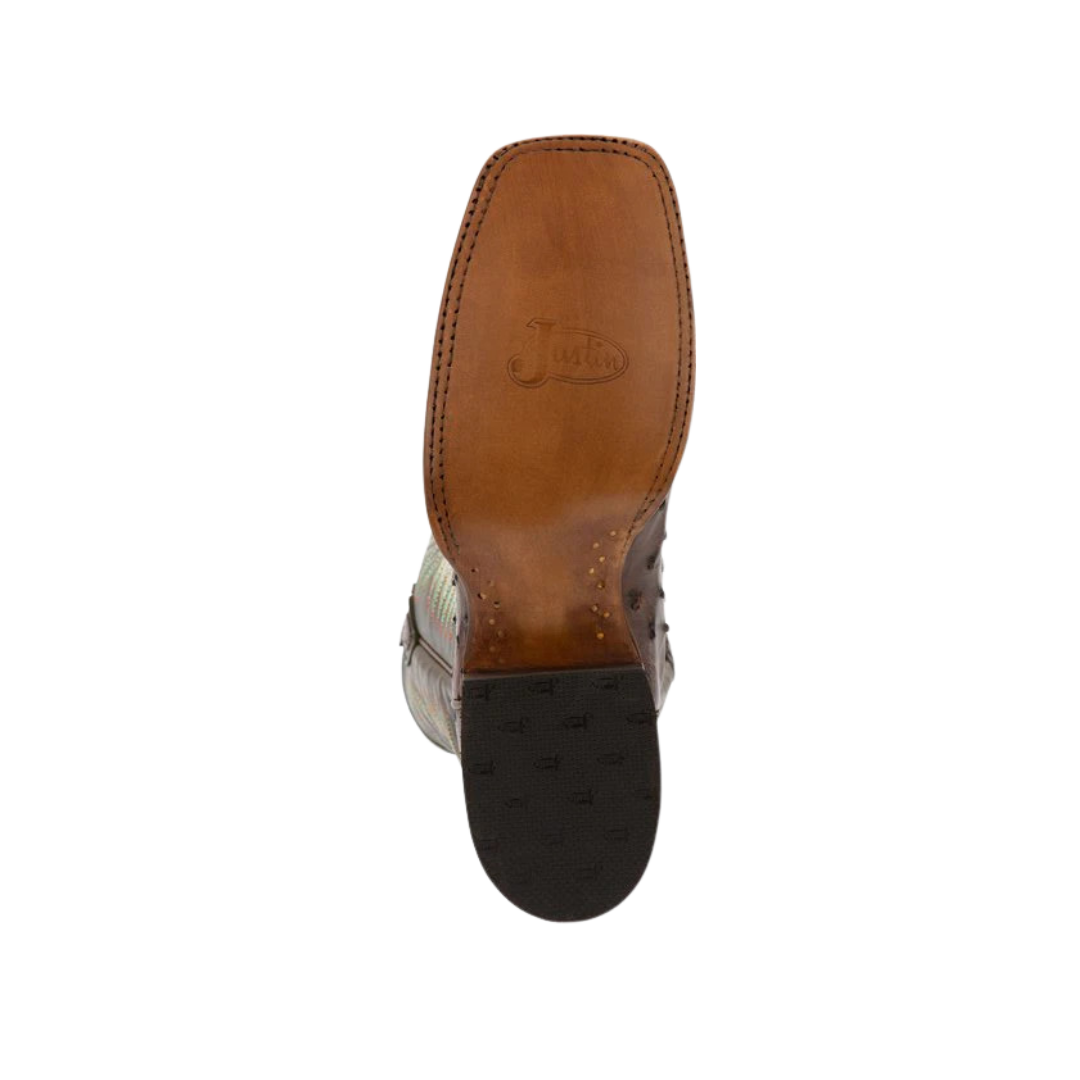 Justin Men's Pascoe Smooth Brown Boots