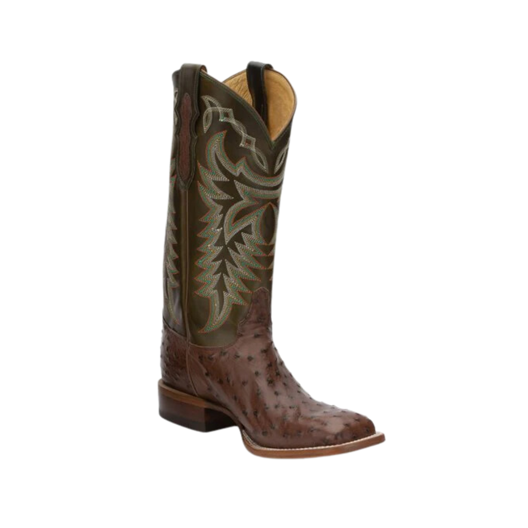 Justin Men's Pascoe Smooth Brown Boots