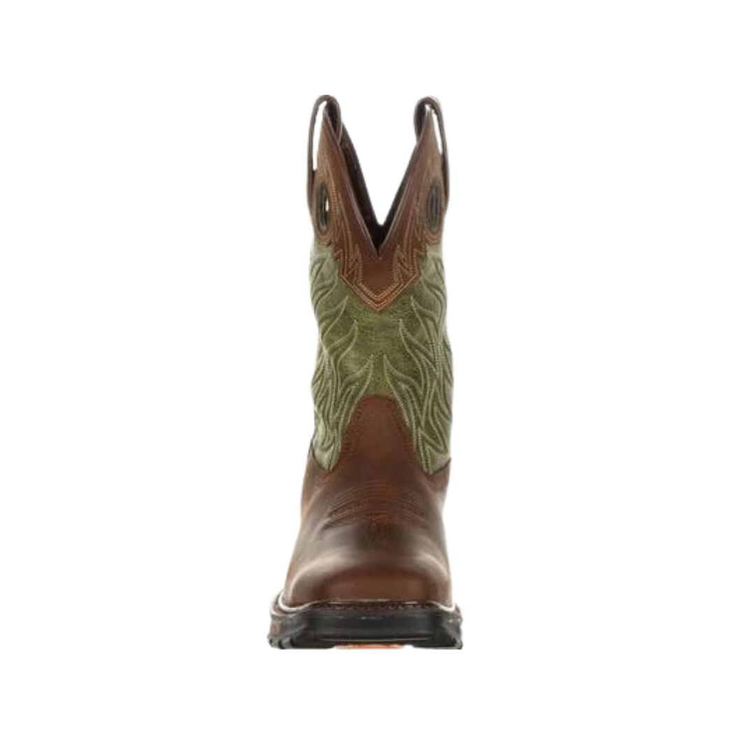 Rocky Unisex Durango Maverick Waterproof Western Work Oiled Brown Forest Green Boot