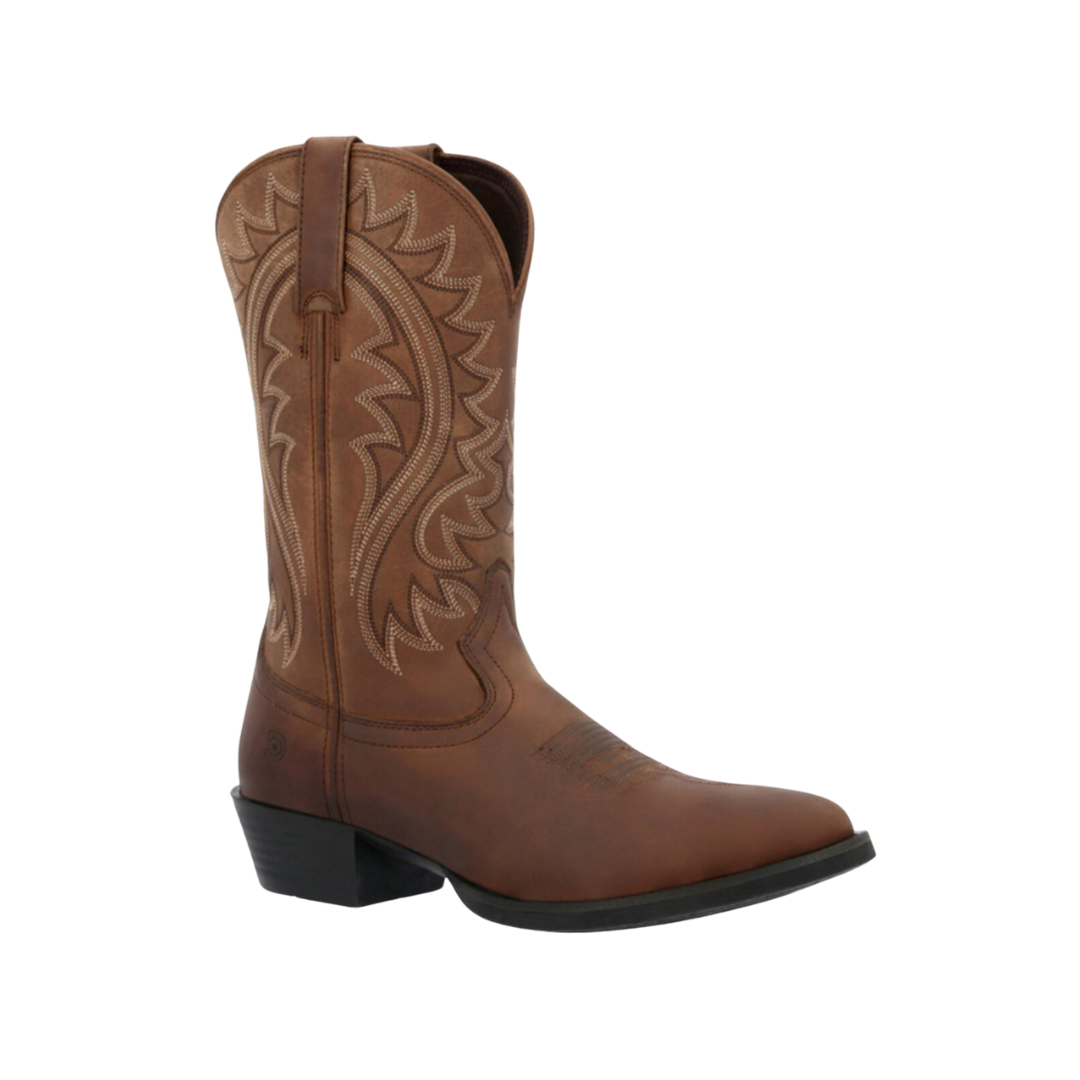 Rocky Men's Durango Distressed 12 Shyloh Round Toe Brown Boots