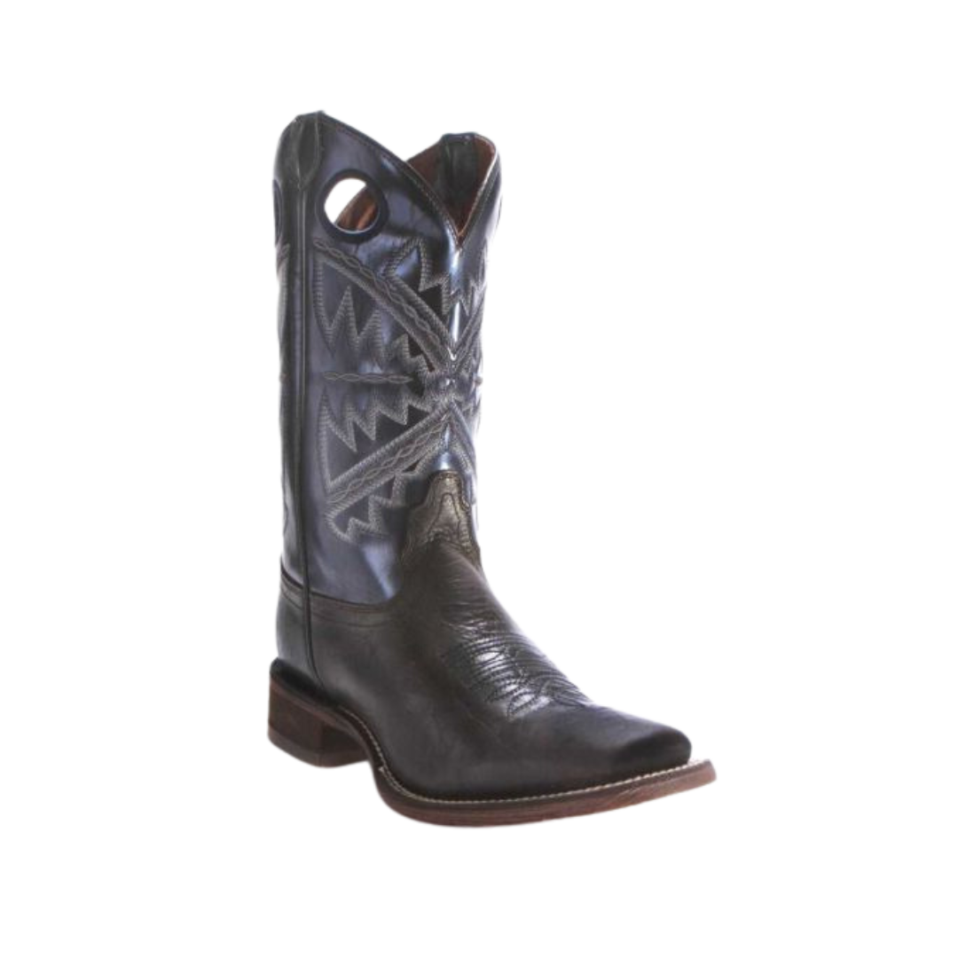 NOCONA ウエスタンブーツ メキシコ製 US7 Men's Nocona Boot, Black Brasalis Calf, Square Toe - Chick Elms