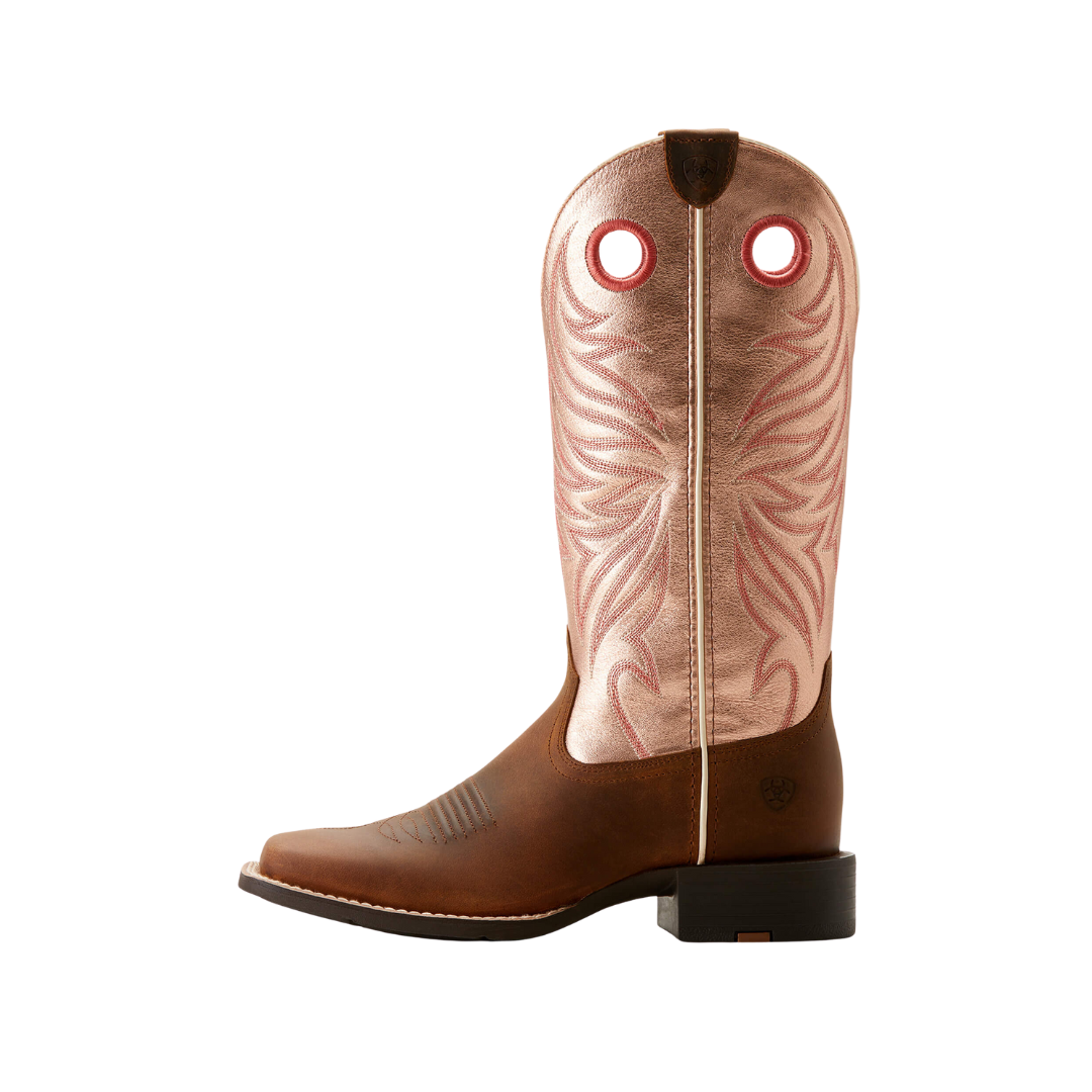 Ariat Women's Round Up Ryder Golden Pink Boots