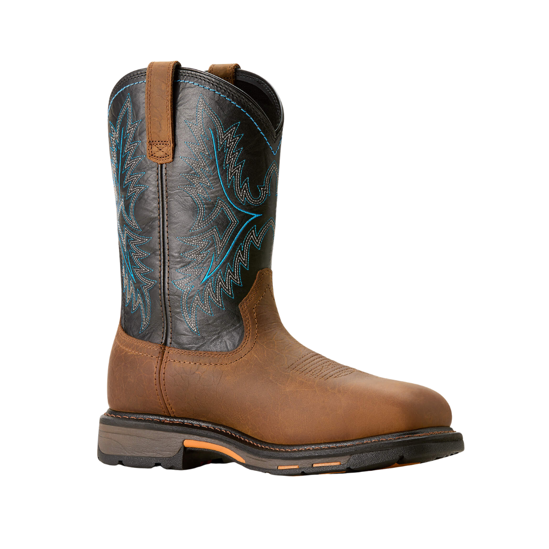 Ariat Men's Waterproof Composite Work Tumbled Brown Boots