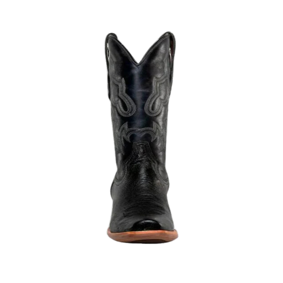 Corral Men's Smooth Ostrich Black Boots