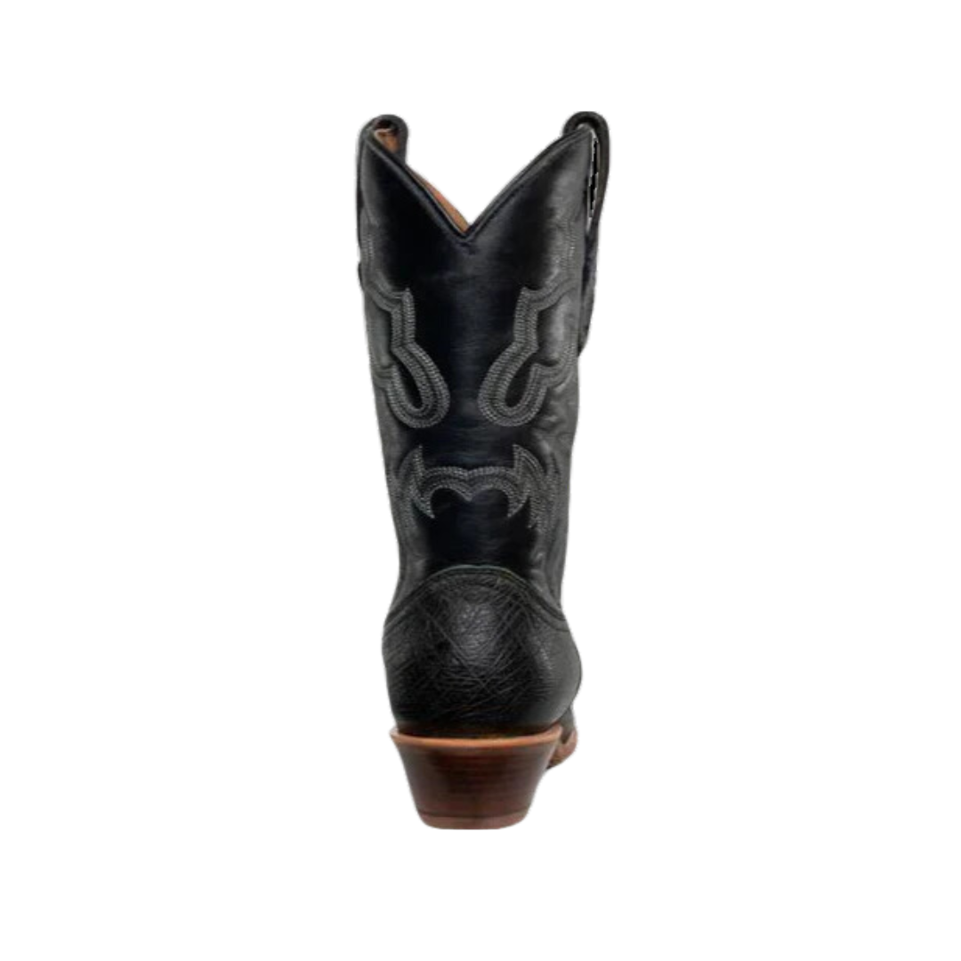 Corral Men's Smooth Ostrich Black Boots