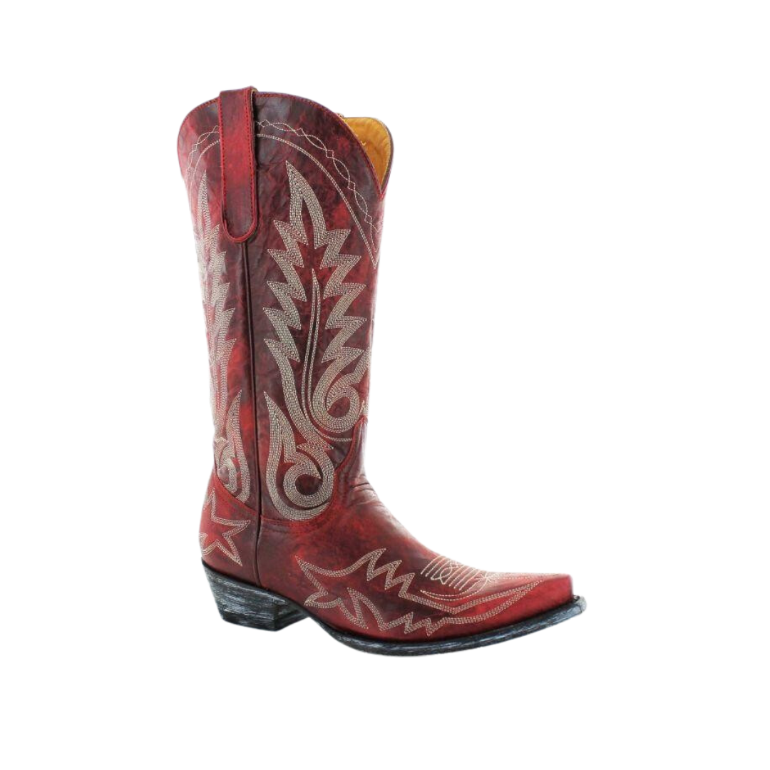 Old Gringo Women's Nevada Snip Toe Red Boots