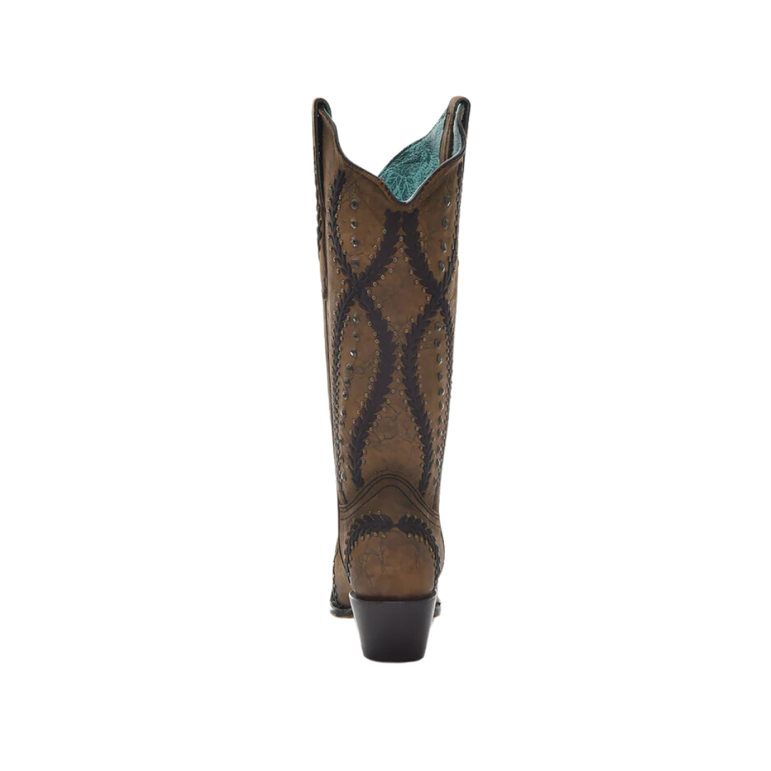 Corral Boots Women's Crystals Studs Brown Boots