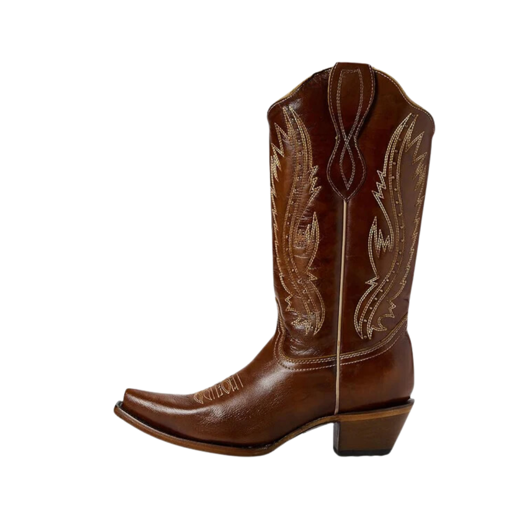 Corral Women's Circle G Studs Tan Brown Boots