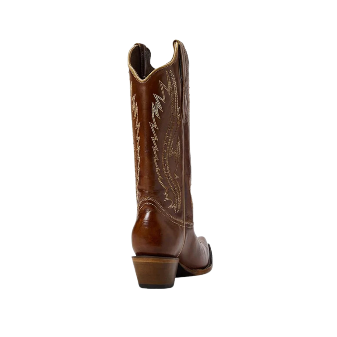Corral Women's Circle G Studs Tan Brown Boots