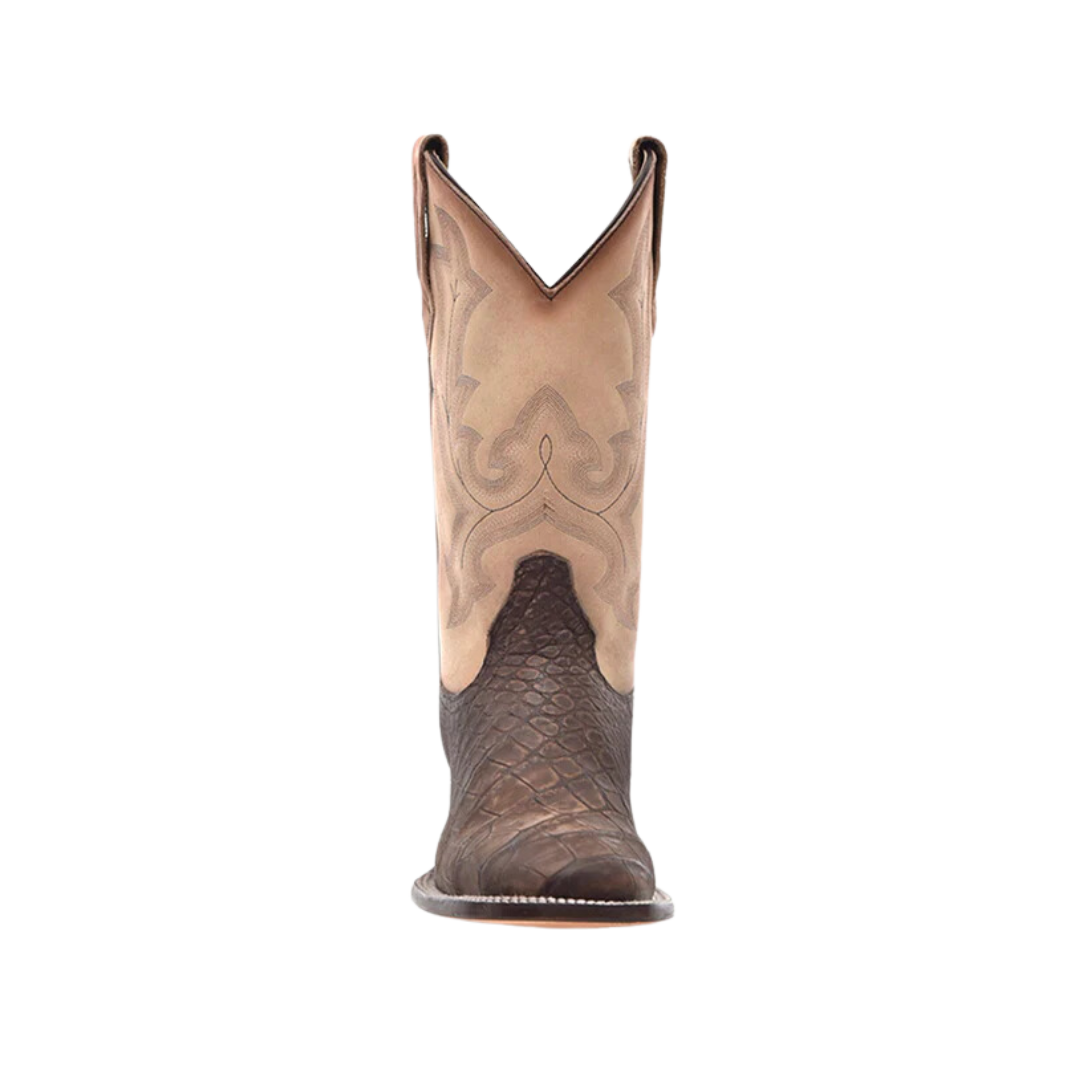 Corral Men's Cowboy Embroidery Alligator Wide Cappuccino Boots