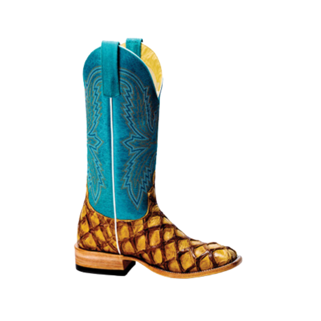 Macie Bean Unisex Big Bass Turquoise Boots