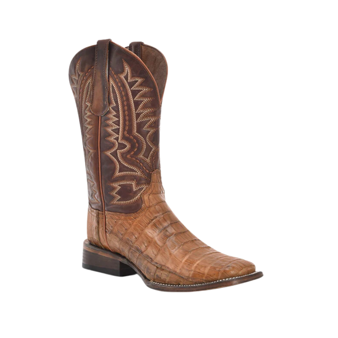 Corral Men's Tan Caiman Instep Shedron Boots