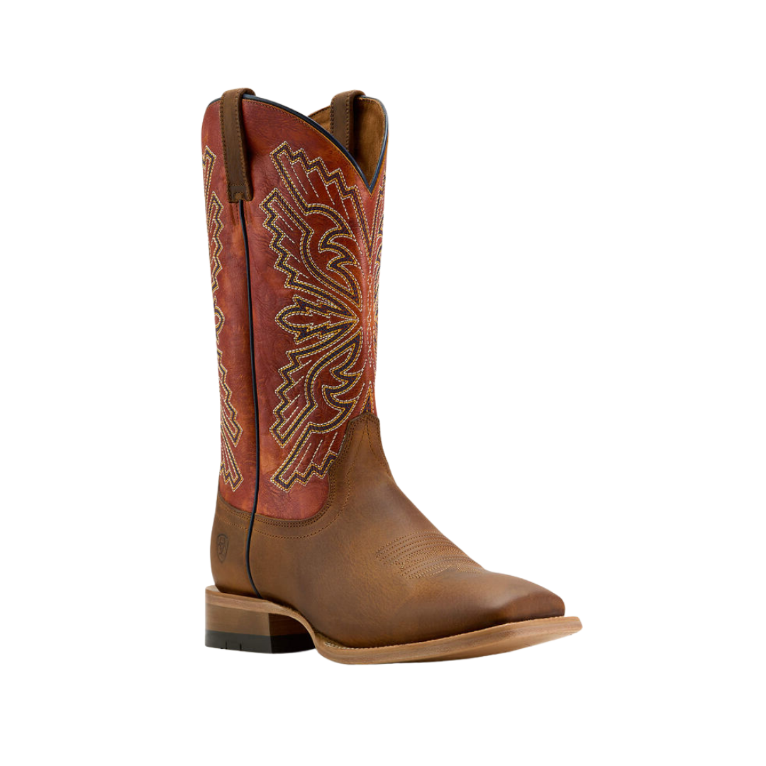 Ariat Men's Sting Cowboy Honey Tan Tangerine Boots