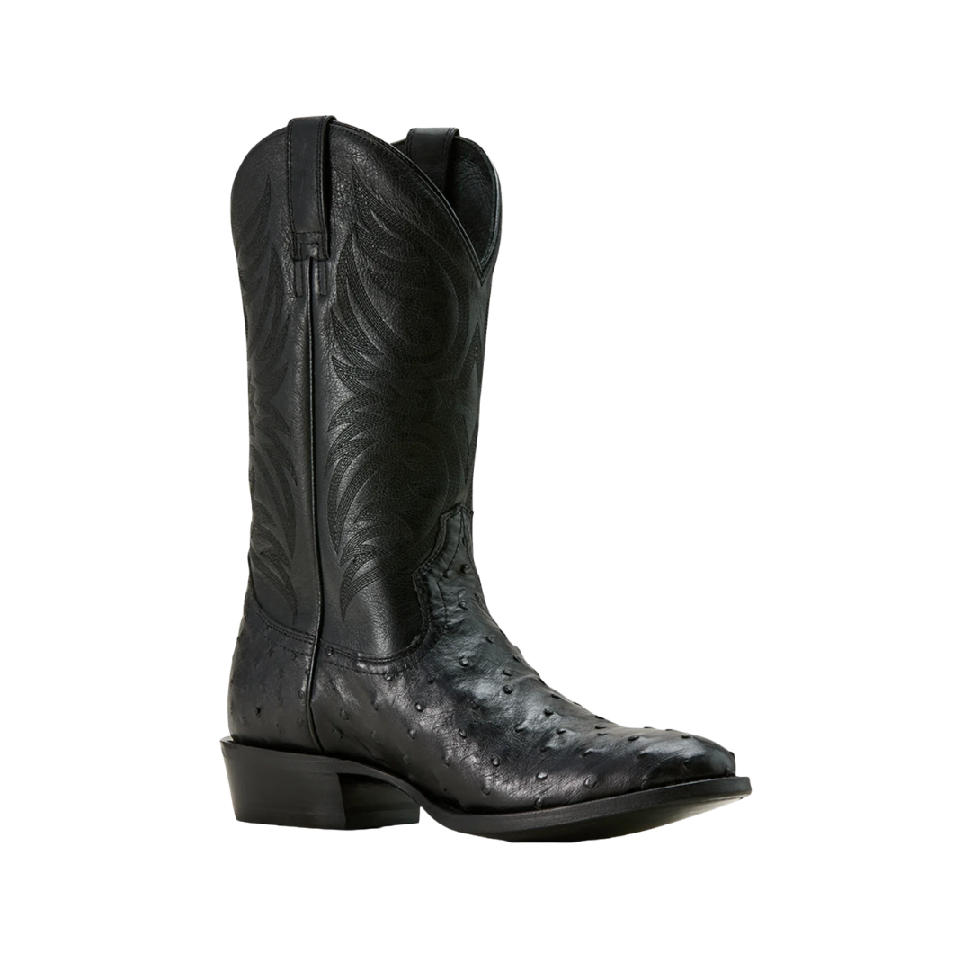 Ariat Men's Dagger Western Boot – Full-Quill Ostrich Leather With Shock Shield Technology For Comfort