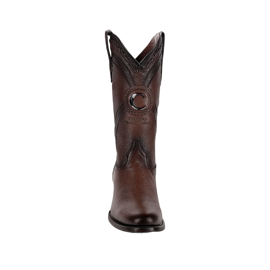 Cuadra Men's Deer Leather Honey Western Brown Boots