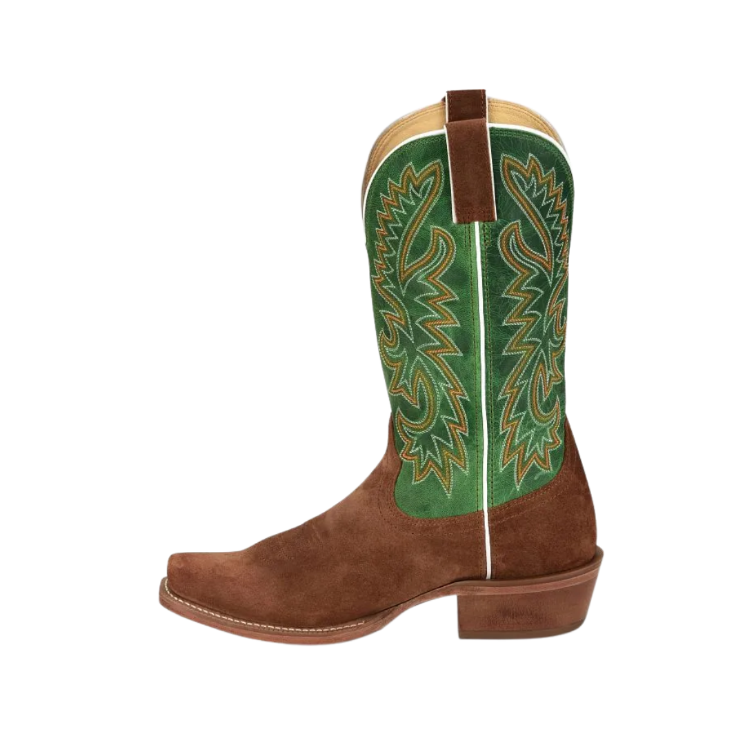 Justin Men's Western Alfalfa Green Goat Boots