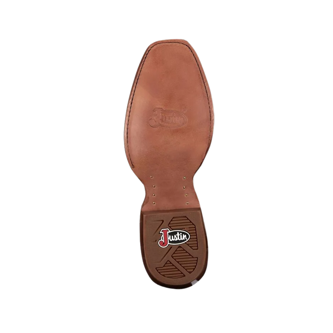 Justin Men's Western Alfalfa Green Goat Boots