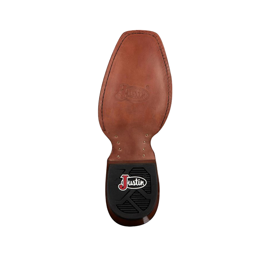 Justin Women's Tall Western Square Dark Brown Boots