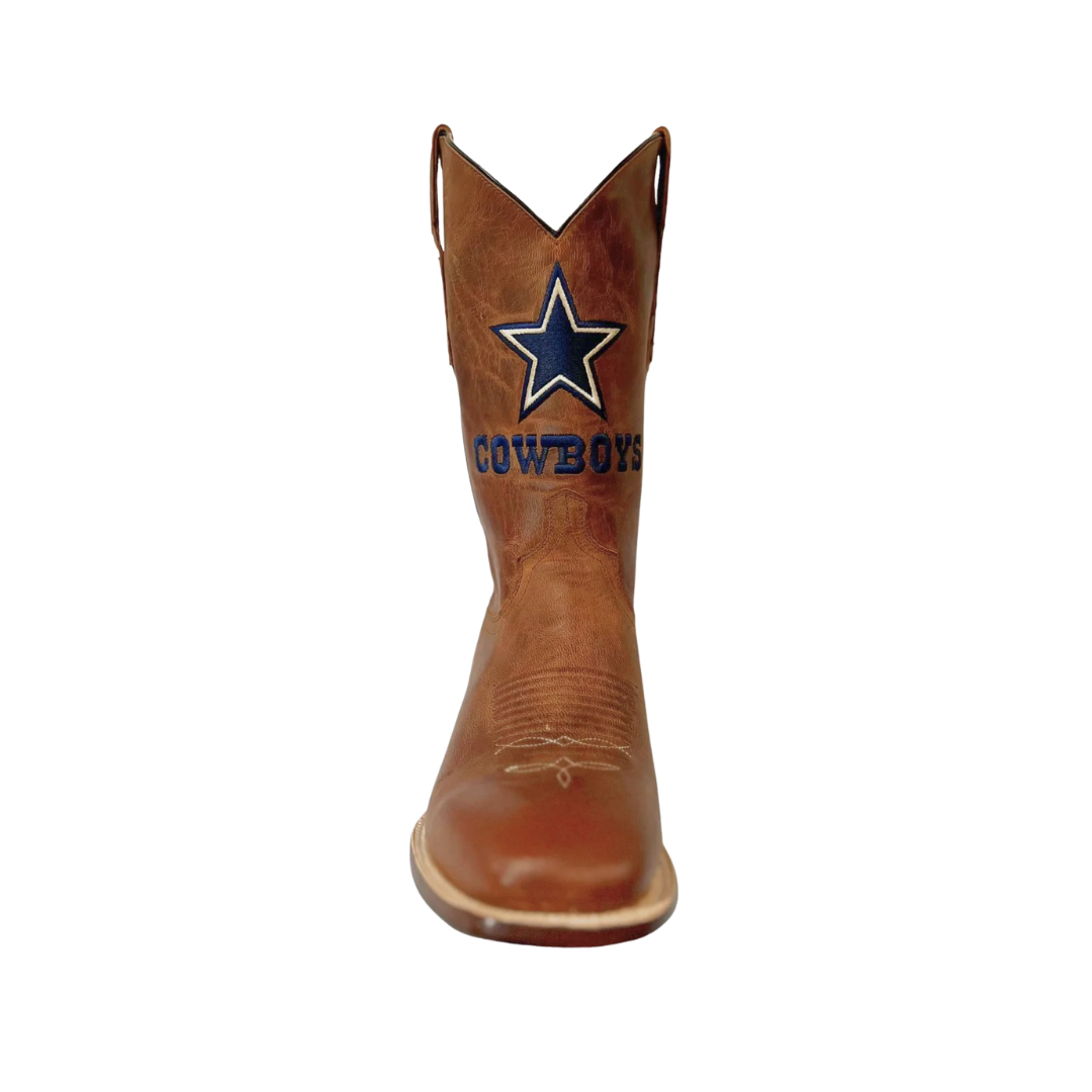 Lucchese Men's Dallas Cowboys Brown Boots