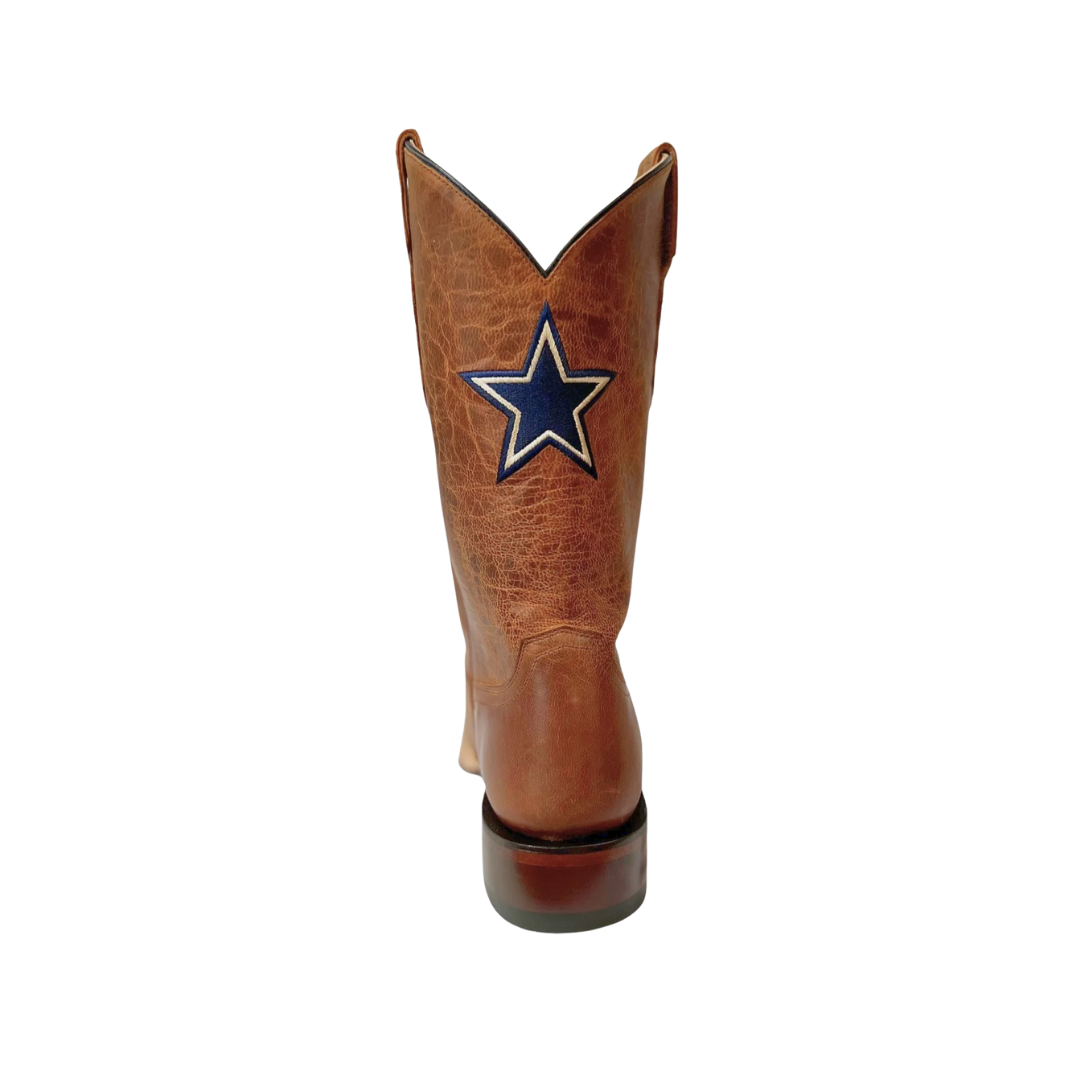 Lucchese Men's Dallas Cowboys Brown Boots