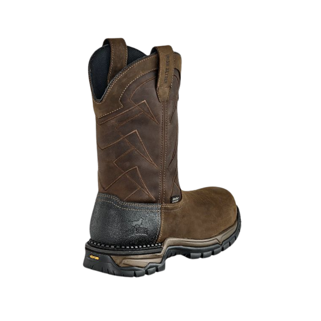 Red Wing Men's Two Harbors Waterproof Leather Brown Boots