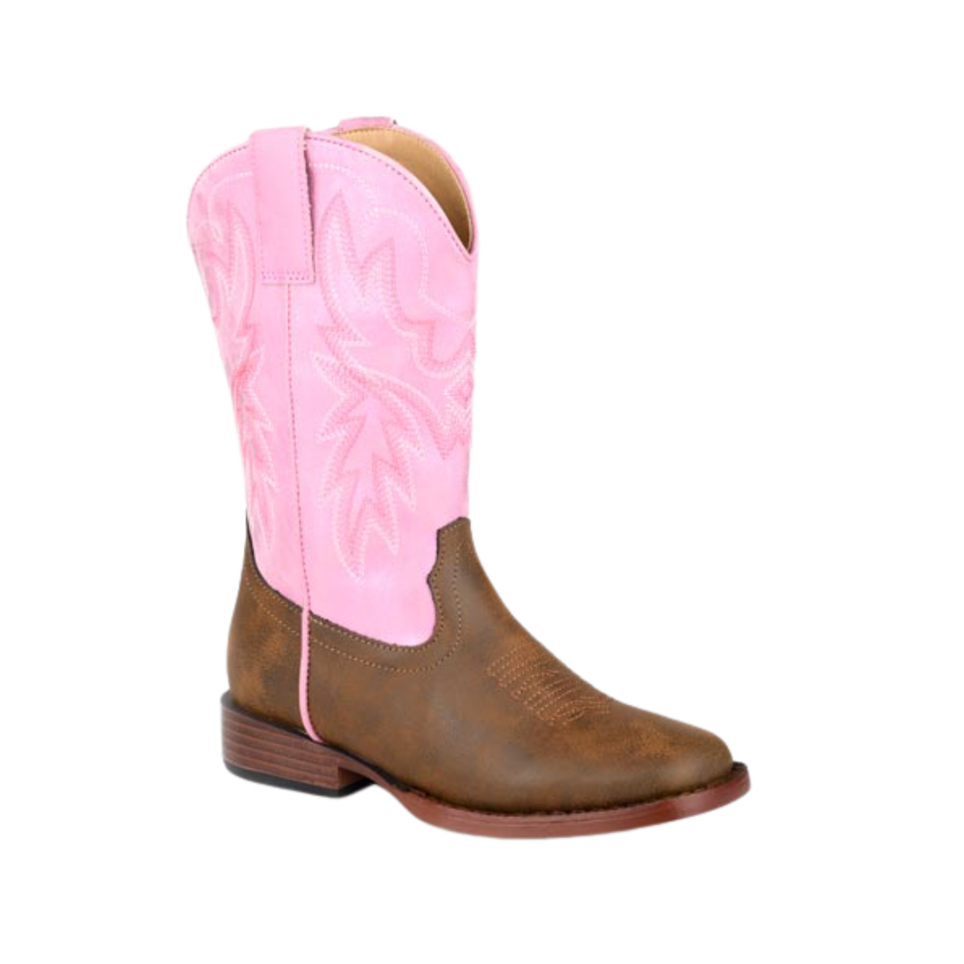 Roper Footwear Youth Girl's 9' Gretchen Pink Boots