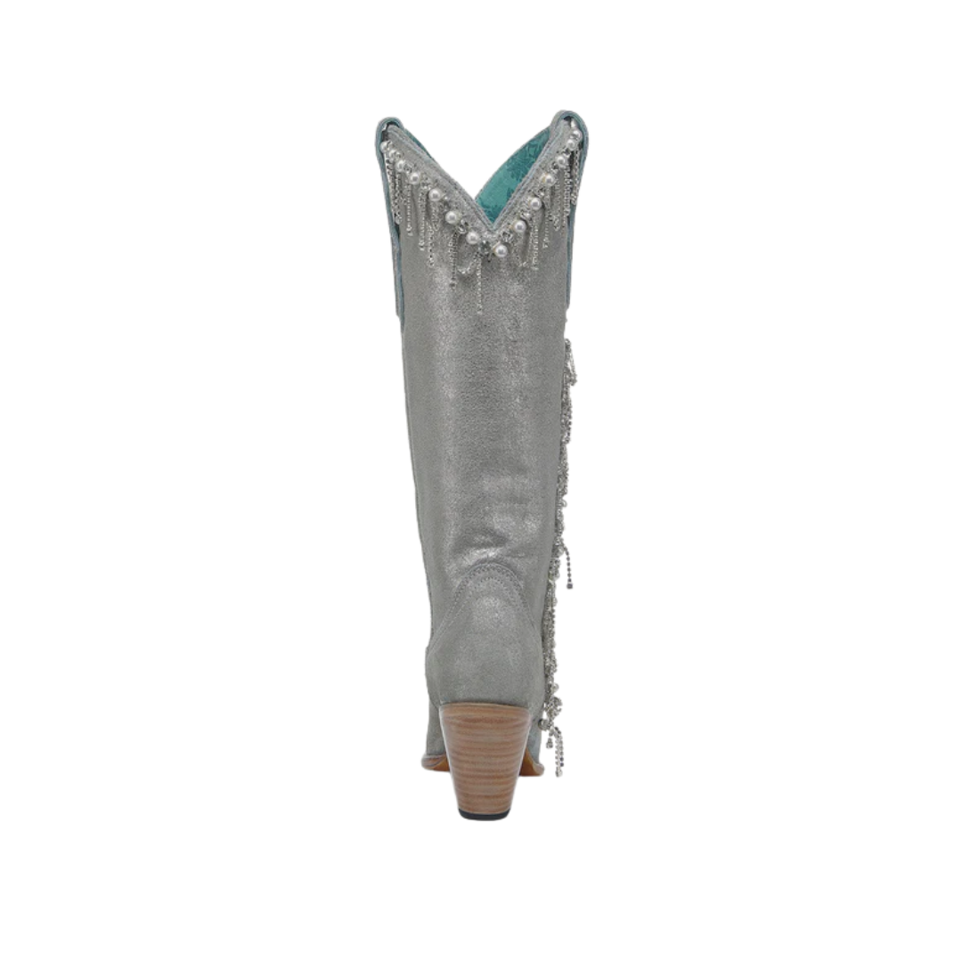 Corral Women's Crystals Top Silver Grey Boots