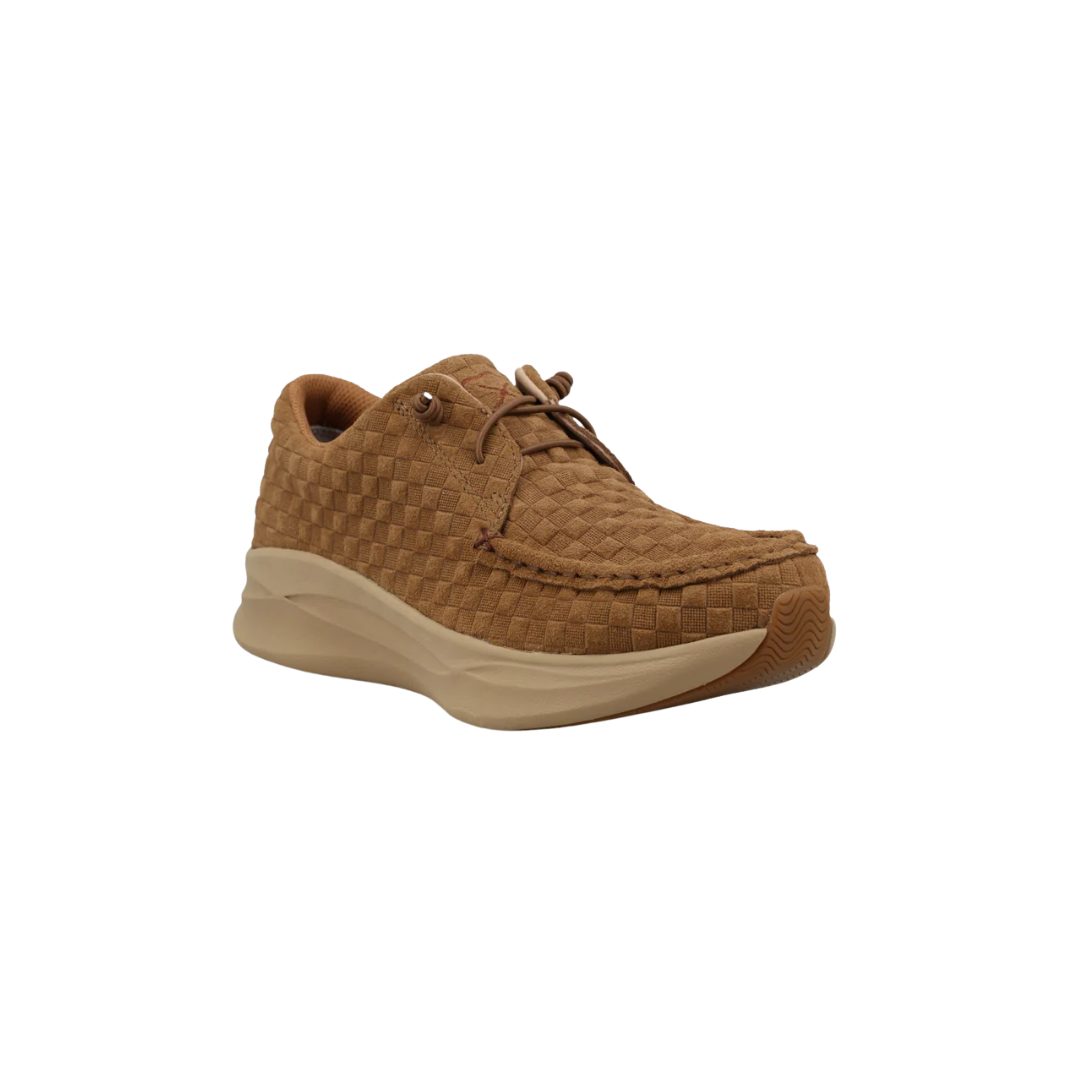 Twisted X Women's Feather Checkered Cork Brown Shoes