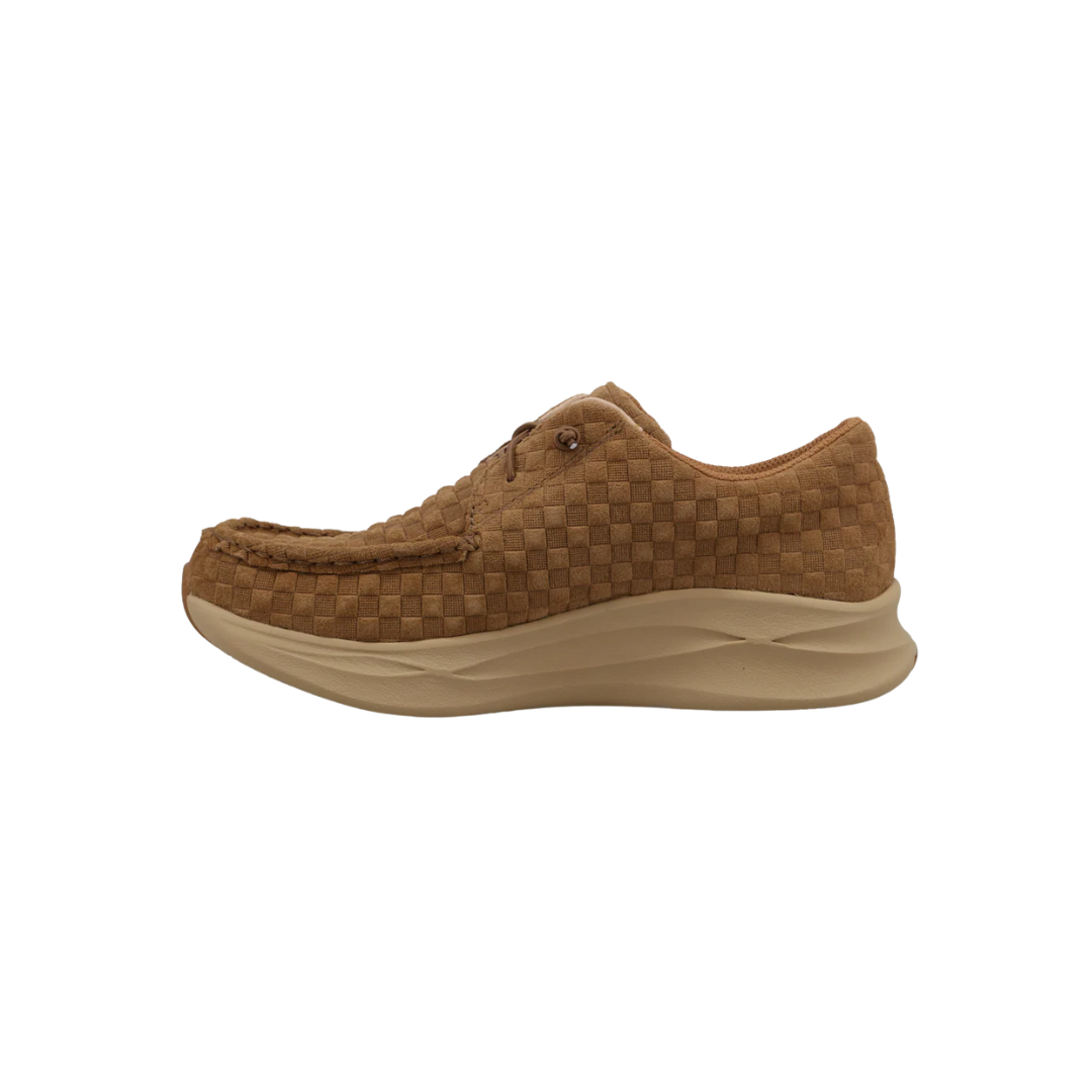 Twisted X Women's Feather Checkered Cork Brown Shoes