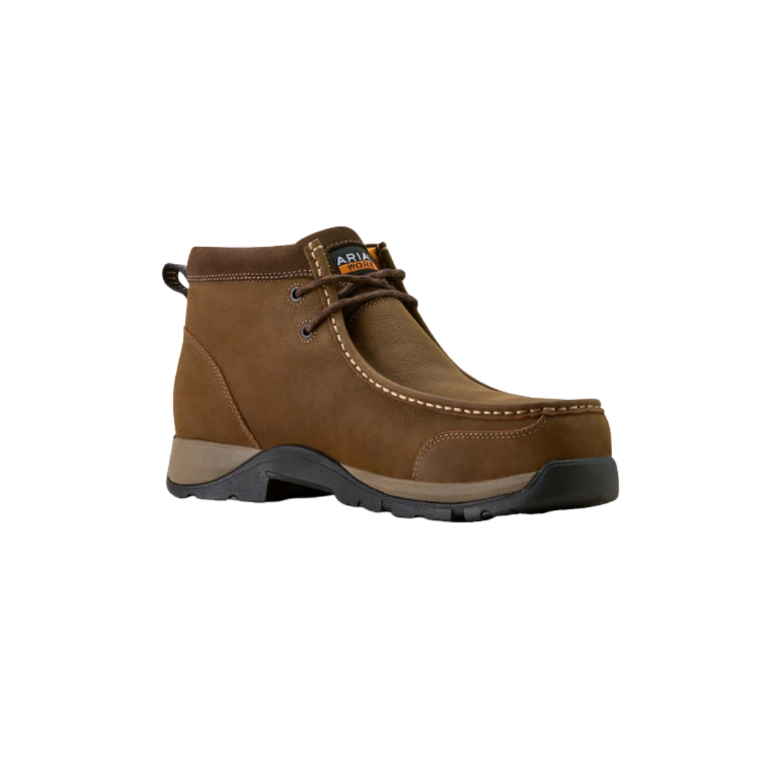 Ariat Women's Edge Moc Composite Work Brown Boots