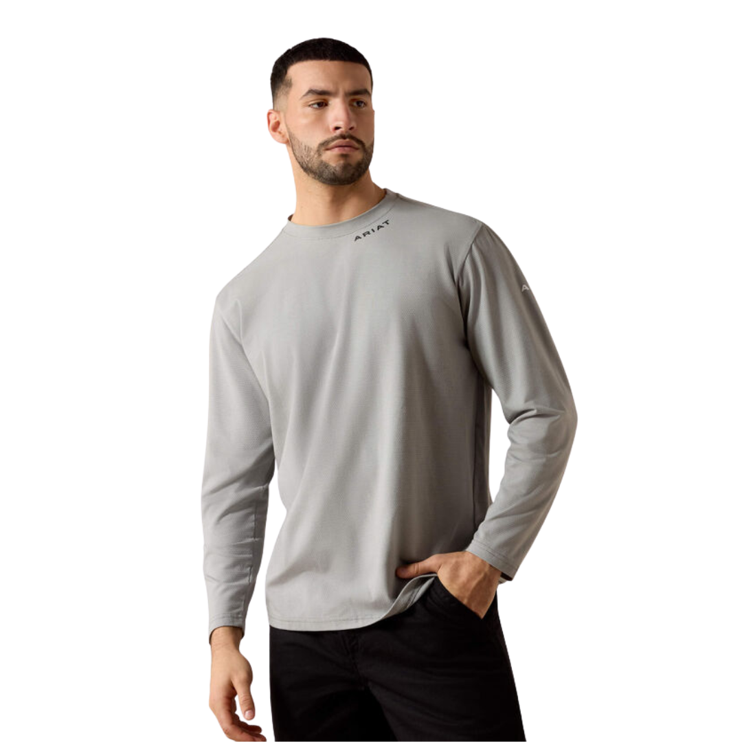 Ariat Men's Baselayer Silver Fox Tee Shirt-Big & Tall