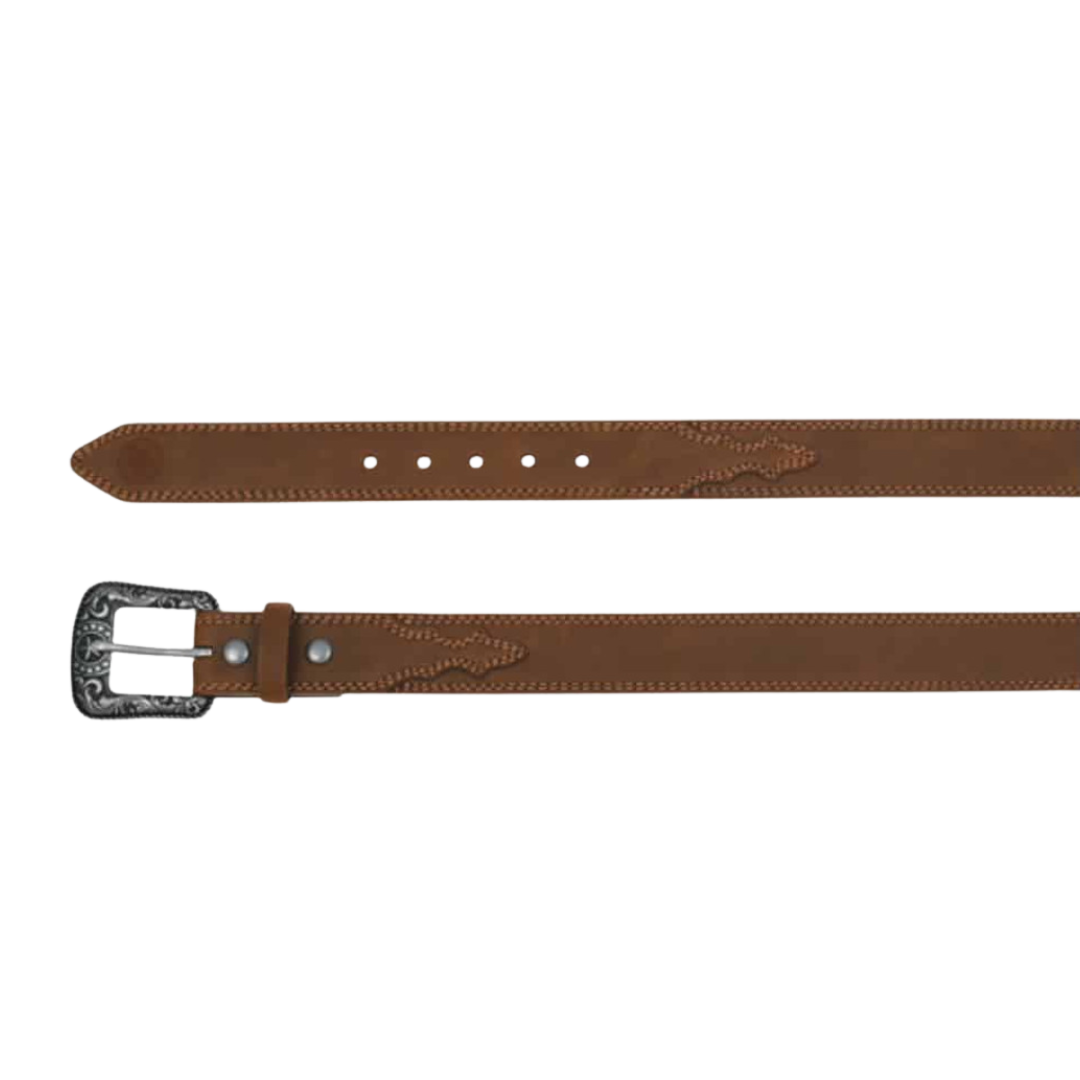 Trenditions Youth Unisex Western Arena Ace Brown Belt