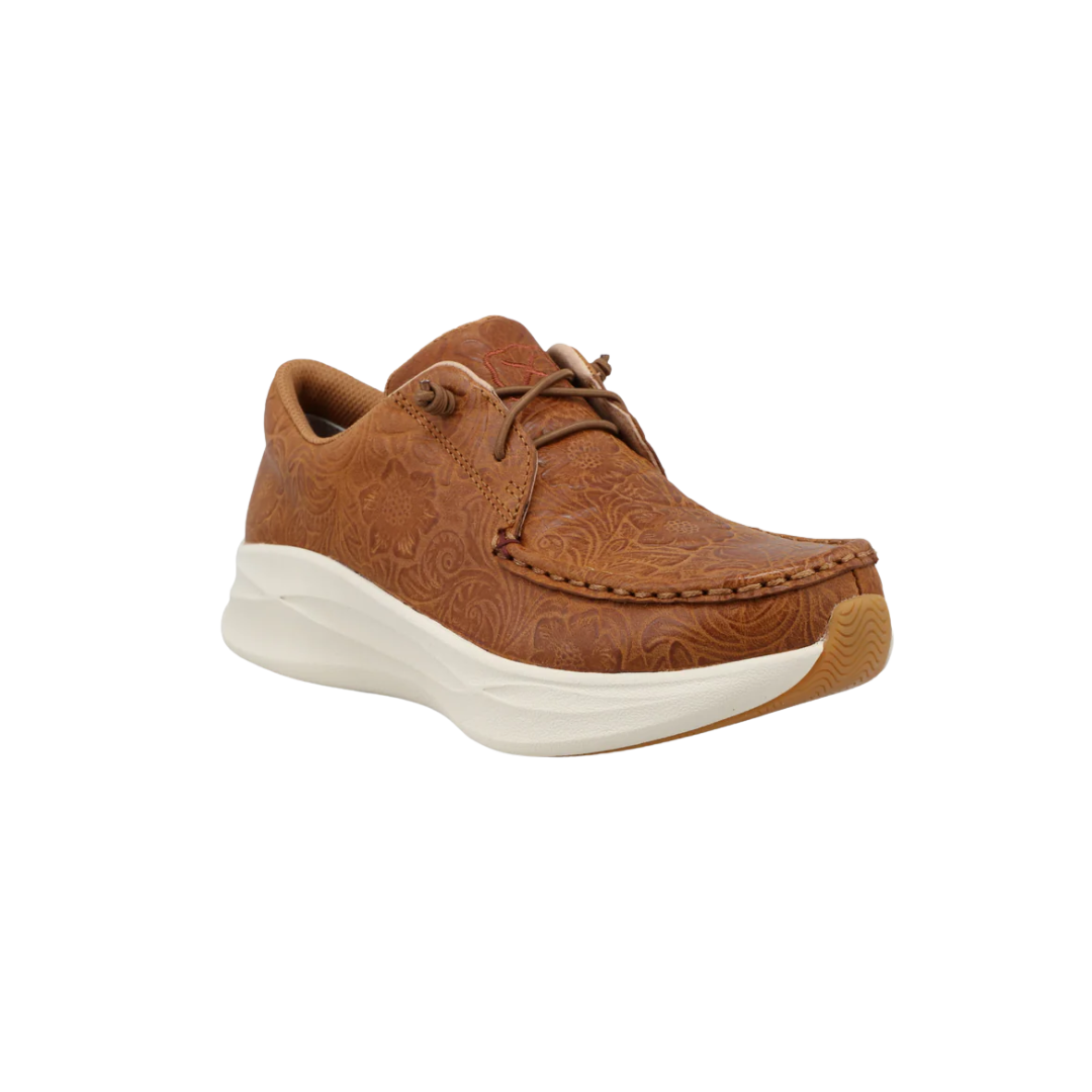 Twisted X Women's Feather X Floral Moc Spice Shoes