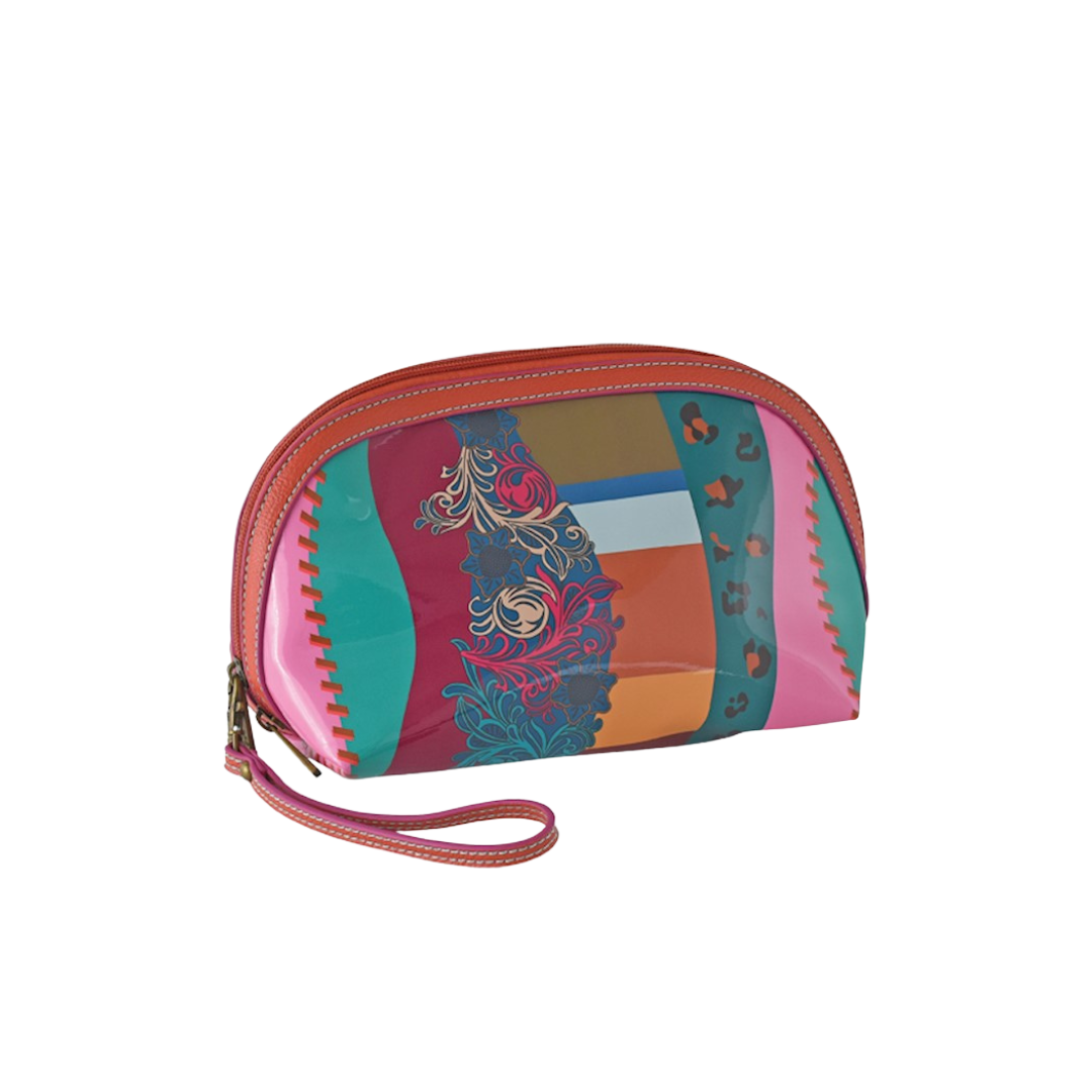 Catchfly Women's Dome Jelly Cosmetic Multicolor Bag