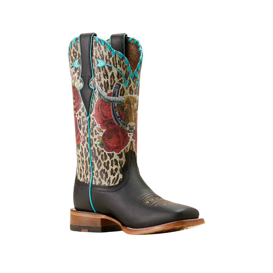 Ariat Women's Frontier Rodeo Quincy Rick Black Boots