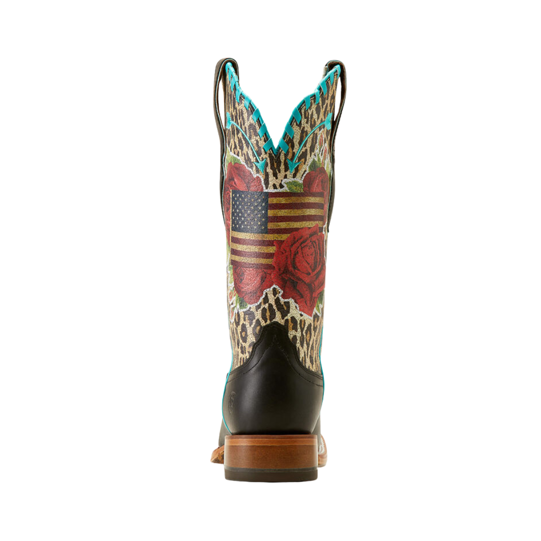 Ariat Women's Frontier Rodeo Quincy Rick Black Boots