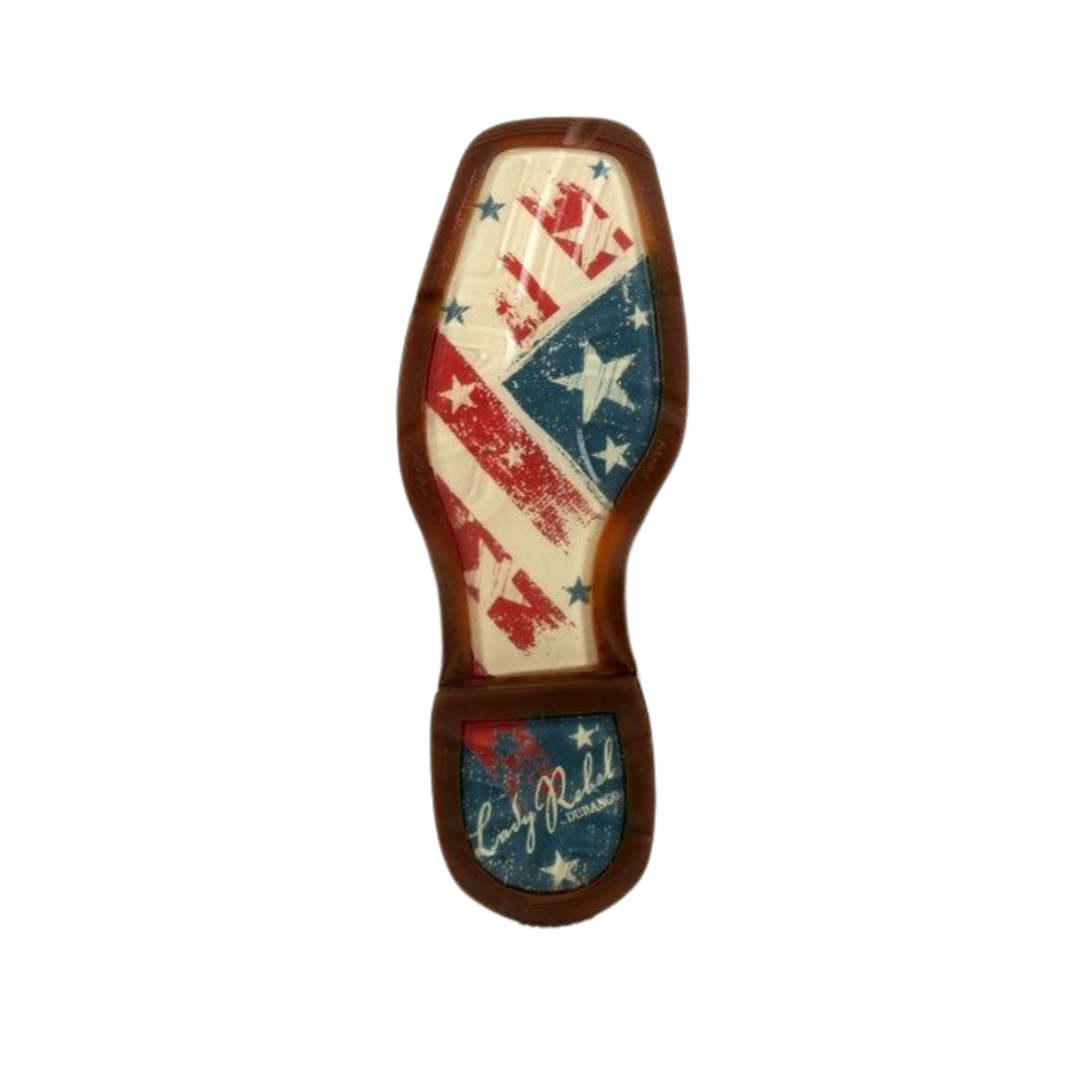 Rocky Boot Women's Durango Rebel Distressed Flag Embroidered Boots