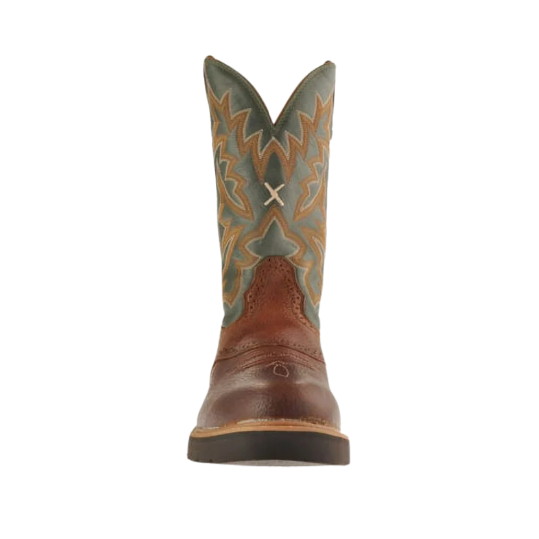 Twisted X Men's Cowboy Work Light Brown Boots