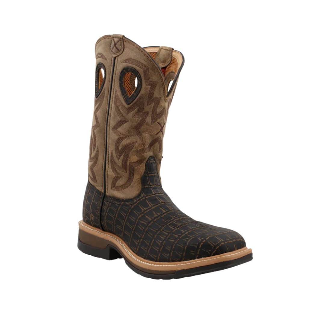 Twisted X Men's Alloy Toe Lite Work Black Boots