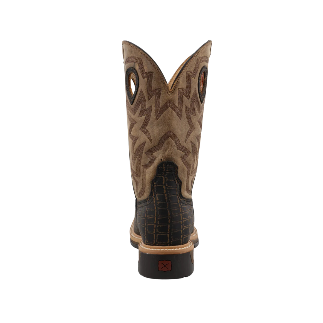 Twisted X Men's Alloy Toe Lite Work Black Boots