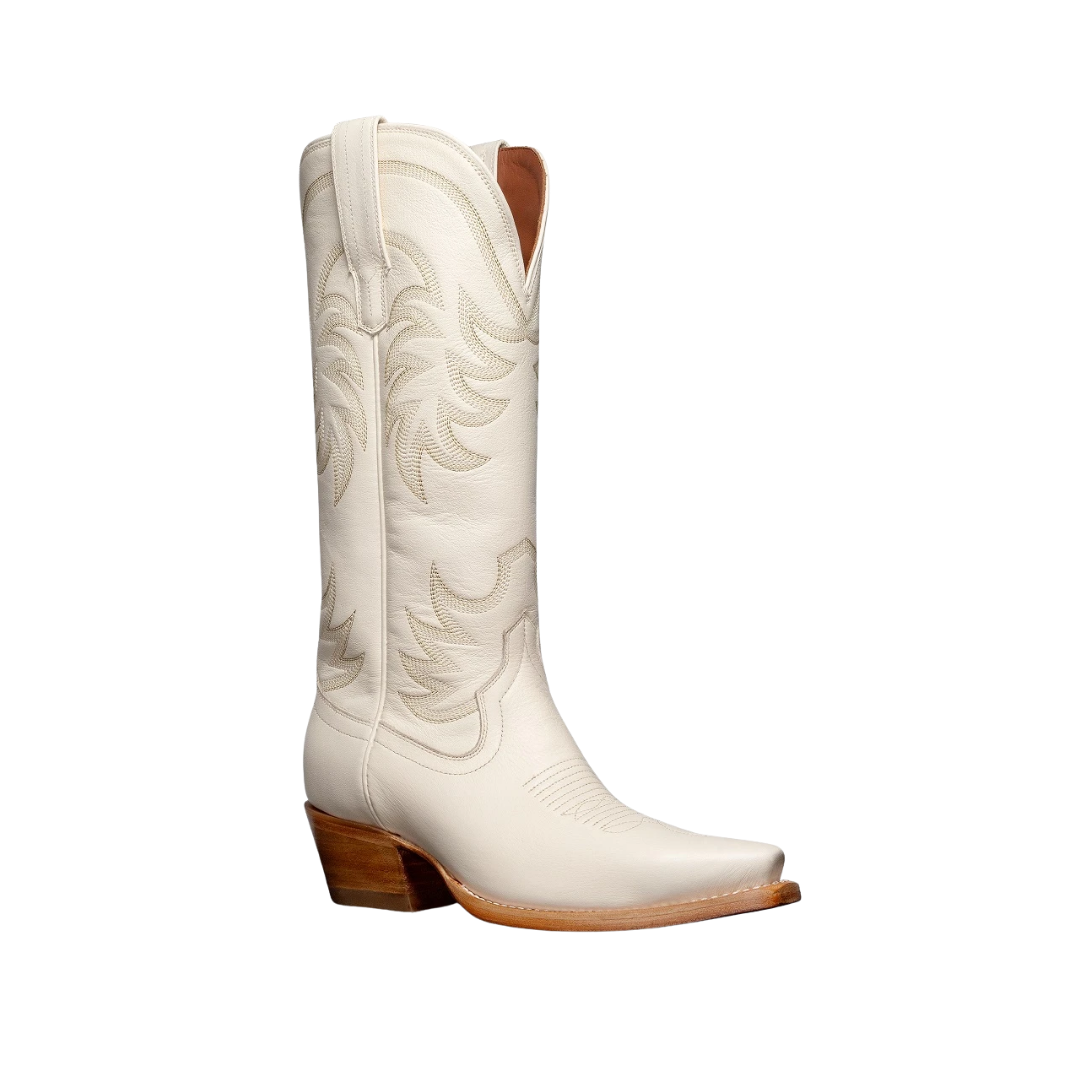 Tecovas Women's The Annie Cowhide White Boots