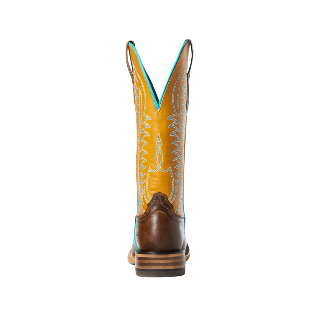 Ariat Women's Belmont Mustard Cowboy Brown Boots