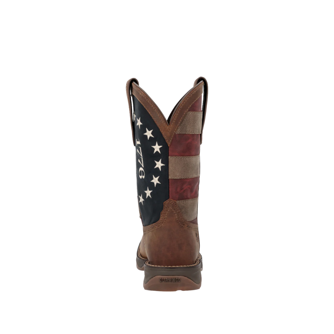 Durango Women's Rebel America 250 Flag Brown Boots